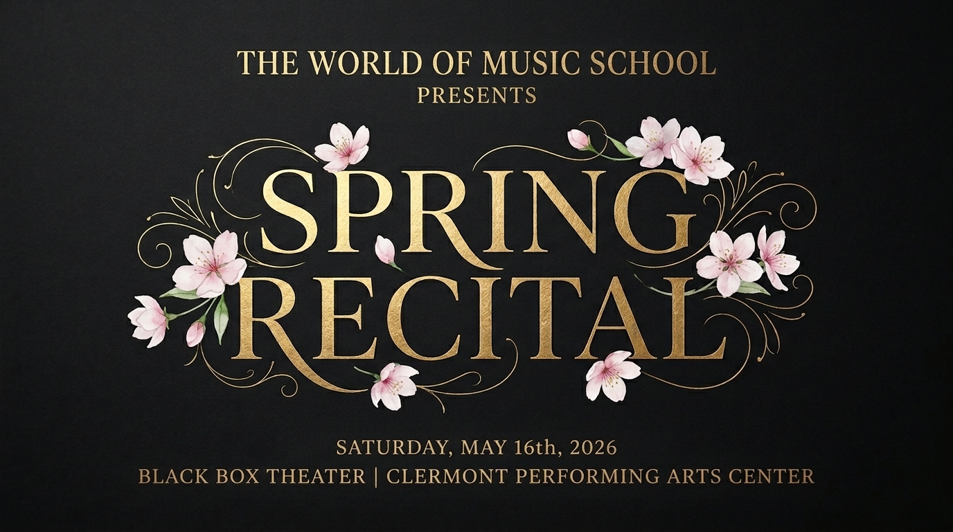 Spring Recital 2026 — The World of Music School